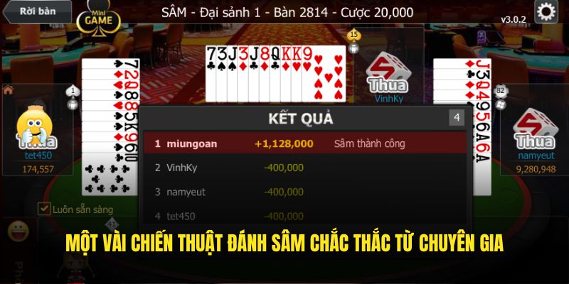 Một vài chiến thuật đánh sâm chắc thắc từ chuyên gia